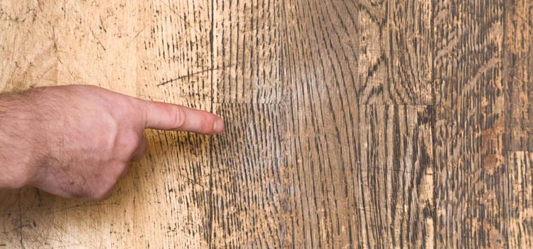 Wood Door Scratch Repair in Farmersville